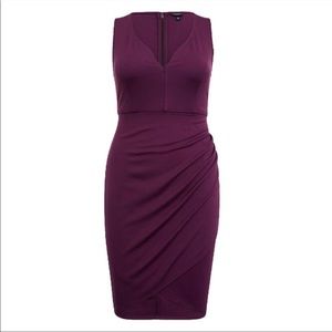 Torrid Purple Pointe Bodycon  dress